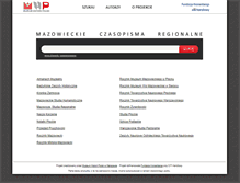Tablet Screenshot of mazowsze.hist.pl